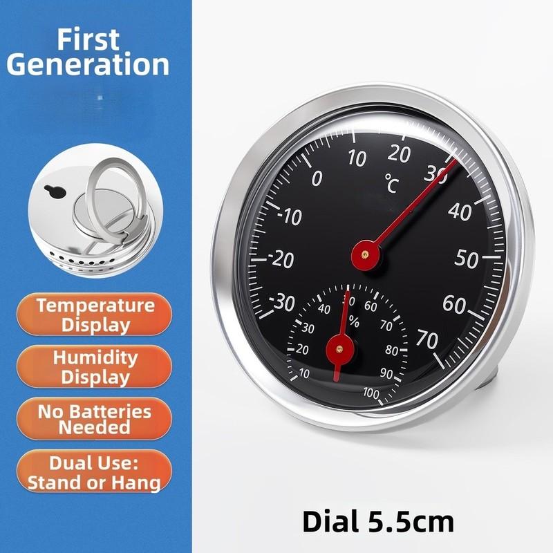 6.7 Cm For Cars Indoor Use Ranging From -30°C To 100°C Interior Air Dashboard Panel Stick-on Thermometer Replacement Parts Vent