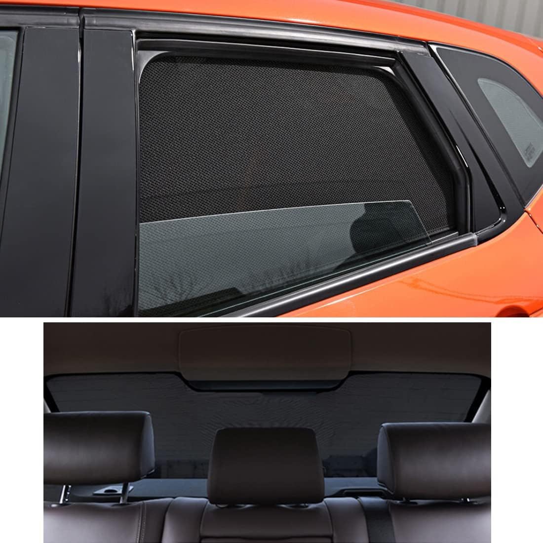 

Car Window Shade for Kids Side Window Sun Shade for Jetta A6 2010-2018 Magnetic Curtain Sun UV Protection Covers for Baby Sleeping Auto normal