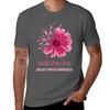 Flower Faith Hope Love Breast Cancer Awareness Tshirt Cotton Tshirt Plain For Unisex Package Tshirt