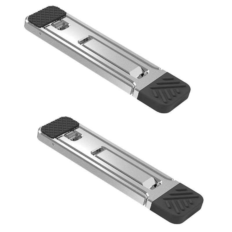 AEE2-Universal Mini Foldable Metal Stand Laptop Base Stand Thin Adjustable Cooling Stand For Laptop Tablet серебряный