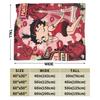 Warm Blanket Camping B-Bettys Boops Throw Blanket  Flannel Bedspread For Living Room Comfortable Sofa Bed Cover