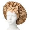 Extra Large Satin Bowknot Sleep Cap for Women's Hair Care