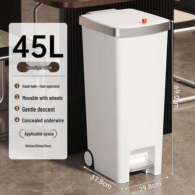 Chuyi Qi Large Foot Pedal Kitchen Trash Can