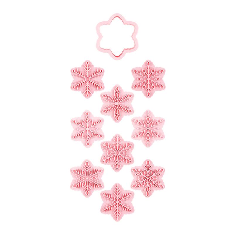 

3D Plastic Biscuit Mold Cookie Stamp DIY Fondant Cake Mould Kitchen Baking Tool