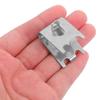 10Pcs Stainless Steel Freezer Shelf Clip Heavy Duty Shelf Support Pegs Mounting for Refrigerator Shelves Cabinet Cupboard