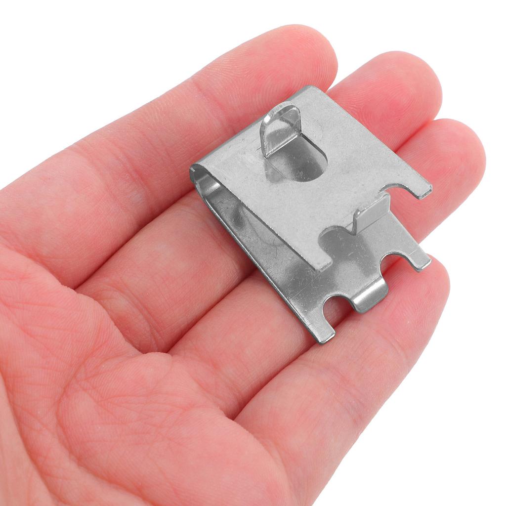 10Pcs Stainless Steel Freezer Shelf Clip Heavy Duty Shelf Support Pegs Mounting for Refrigerator Shelves Cabinet Cupboard