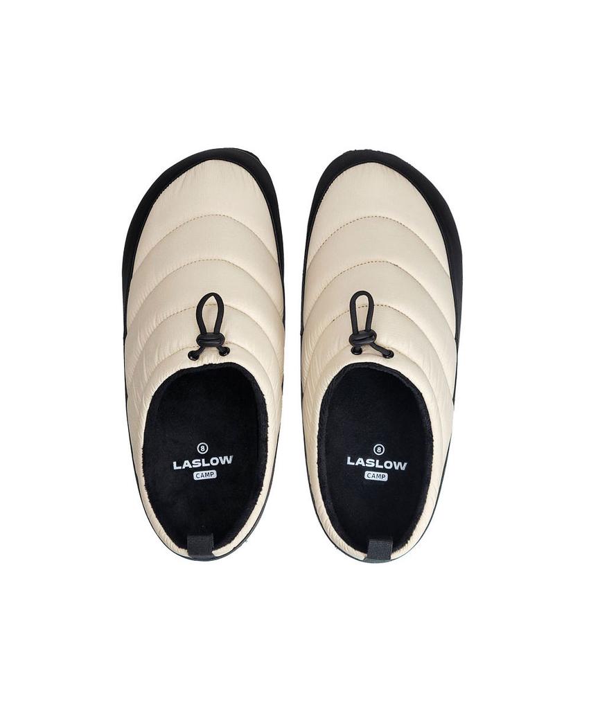 Laslow Camp Padded Mule Slippers - Cream