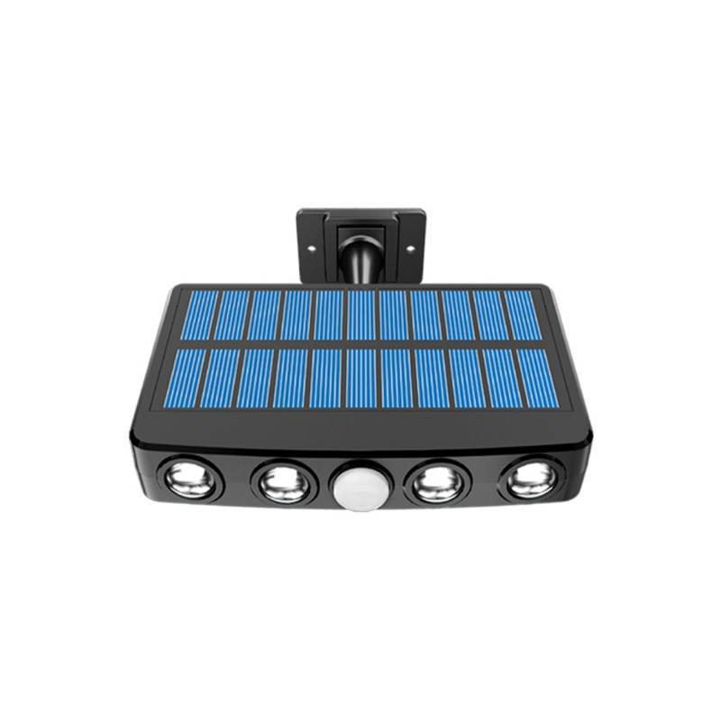Solar Sensor Wall Light Waterproof Garden Decor With Rgb And Warm White Led For Outdoor Yard