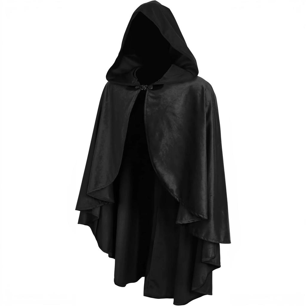 Medieval Halloween Retro Hooded Cape