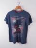 Herren T-Shirt Mittleres Grau Grafikdruck Rundhalsausschnitt T-Shirt
