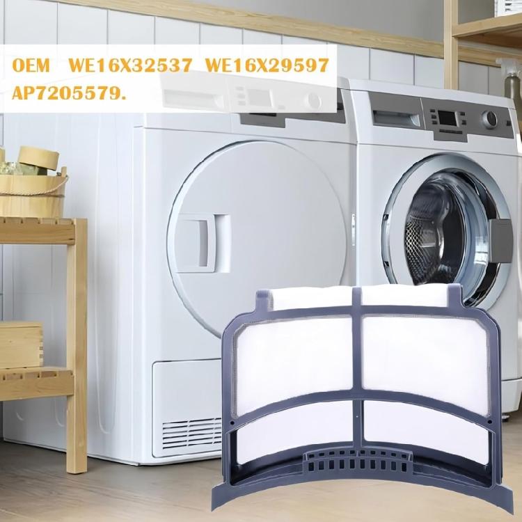 WE16X32537 WE16X29597 AP7205579 Dryer Lint Filter Screen Replacement for GFD55ESMN0DG GFD55ESMN0WW GFD55ESMN1DG