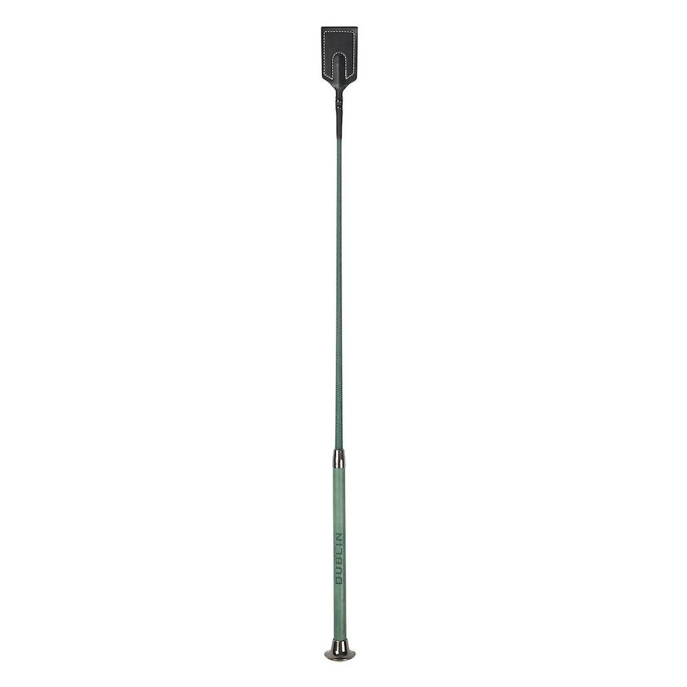 Dublin Embossed Leather Horse Riding Whip