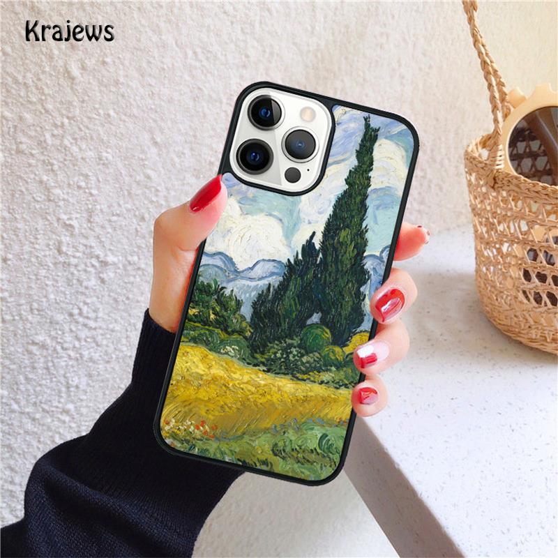 Vincent Van Gogh Soft Phone Case For iPhone 17 Air 16 15 14 Max Plus 11 12 13 Pro Max Phone Cover Coque Fundas