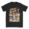 Streets Fighters 2 T Shirts for Men Pure Cotton Humorous T-Shirts Crew Neck  Tee Shirt Short Sleeve Clothing Adult