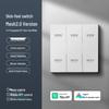 Smart Switch with AG Skin-feel Panel Connects To Mijia APP, Supports Xiao Ai Voice Control, Remote, and Touch Control.