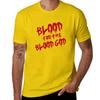 Khorne Chaos God Graffetti Blood For The Blood God Plain Tshirt Korean Fashion Oversized Short Sleeve Tee Unisex