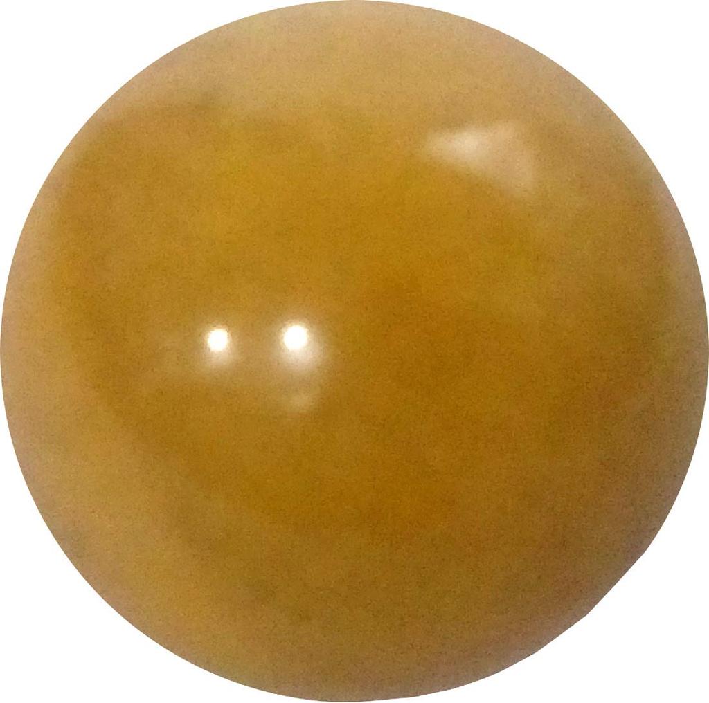 Purpledip Yellow Aventurine Stone Ball: Reiki Healing, Divine Spiritual Crystal (11920)