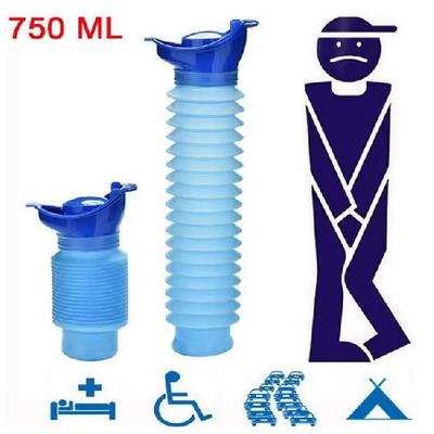 1 conjunto de mictório para carro, balde para mictório ao ar livre, urina de emergência, viagem, portátil, reutilizável, encolhível, acampamento, banheiro, vazamento de urina