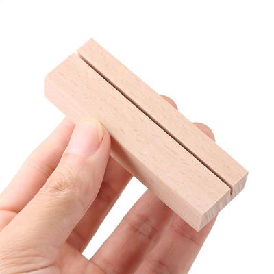Wood Wedding Supplies Desktop Decoration Picture Cards Display Stand Photos Clips Place Card Clamps Stand Table Numbers Holder