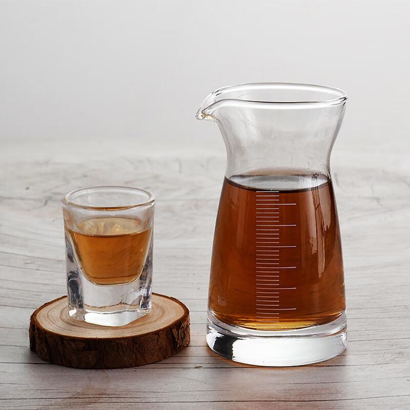 LISM Glas Baijiu Messkrug