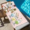 kawaii cartoon cat kitten cute M-Mofusand Towel soft Beach Towels Trip swim Pool bathing Towel Gym Spa home Decor Gift Holiday