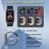 SACOSDING New Smart Watch Heart Rate Health Monitoring Sports Watch Bluetooth Call Waterproof Smartwatch For Android IOS