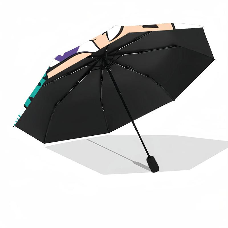 The Croods Players Adventure Umbrella Folding umbrella, automatic umbrella 8-Frame for Travel, camping Use Gift for Halloween Christmas