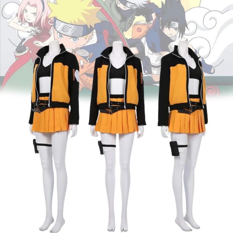 Stylish Shippuden Female Cosplay Costume Anime Themed Polyester Outfit