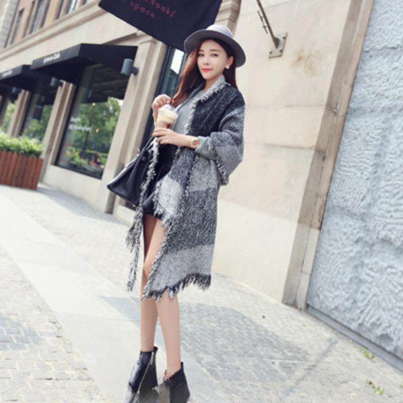 Doplňky Dámské zimní zateplené šály Jednobarevná šála střapec