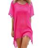 Women Beachwear Swimwear Tassel Bikini Cover Up Summer Beach Dress