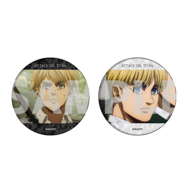 Attack On Titan 08 Armin Second Scene Set of 2 Can Badges Ver.