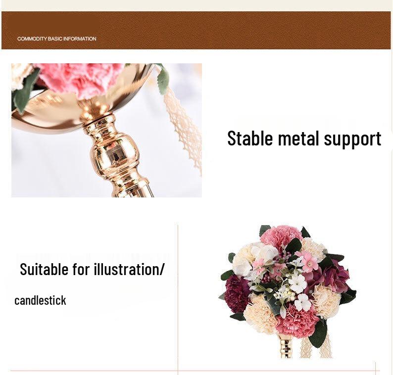 Elegant Wedding Décor: Flower Vases, Aisle Markers, Centerpieces, Stands & Ornaments