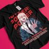 Chainsaw Man Power Tshirt Aki T-Shirt Makima Asa Anime Denji Shirt All Size Tee BB859