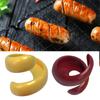1 набір Спіральний різак для ковбасок SICED YOUR WIENER Hot Dog Slicer Спіральні різаки для хот-догів Інструменти для смаження шашликів