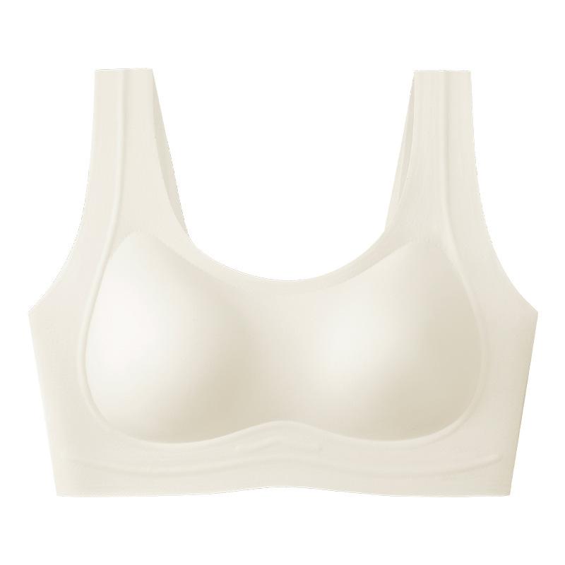 Tank Top Lingerie Women with Bra Pads Simple Bra Gathering and Adjusting Style Sexy Bra