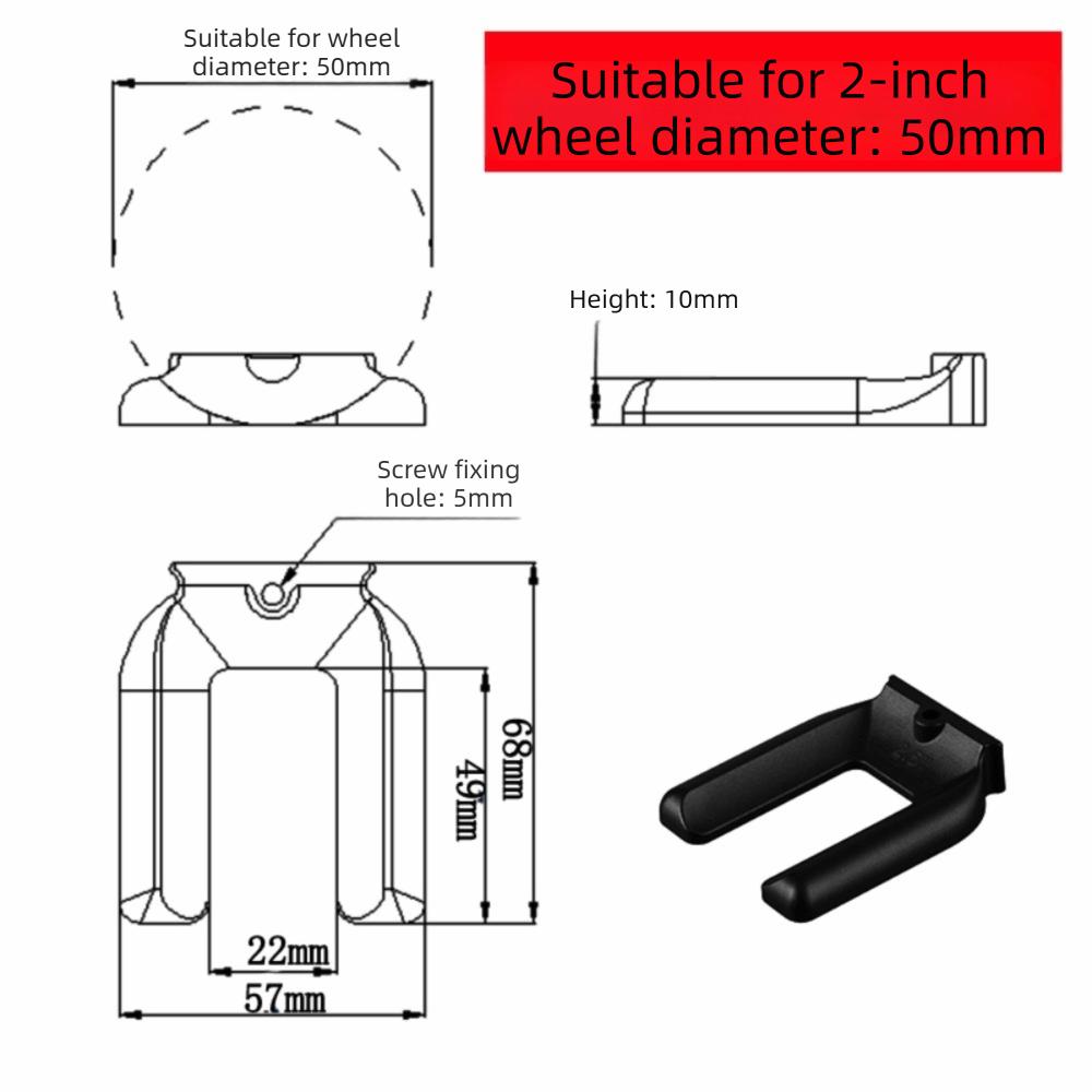 

Durable Rubber Office Chair Wheel Stopper Wear-resistant Anti Vibration Furniture Legs Anti-slip Pad Chair Roller Feet Mat Chair