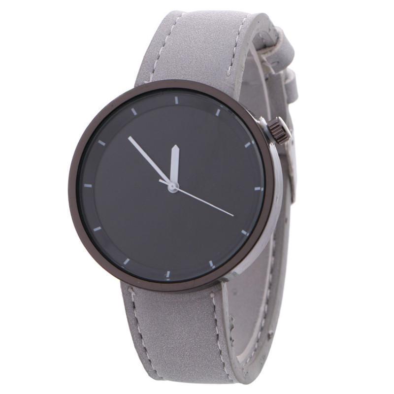 Casual Vogue Analog Quartz Armbåndsur Enkel Big Dial Denim Stoff Band