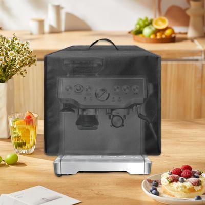 Coffee Maker Dust Cover Appliance Resistant Black Accessory Washable for