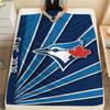 Toronto Blue Jays Print Flannel Blanket, High quality Comfortable for All Seasons, Home Decor, Warmth and Comfort, Perfect for Christmas Gifts