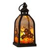 14.2cm/5.59in Halloween Decorative Pumpkin Lantern Led Night Light Lamp Handheld Cartoon Collectible Model Gift Party Decoration