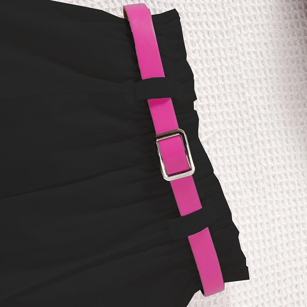 8-12Y Children's Clothing New Girls Spring and Summer Short-sleeved Knitted Top Kids Shorts Suit