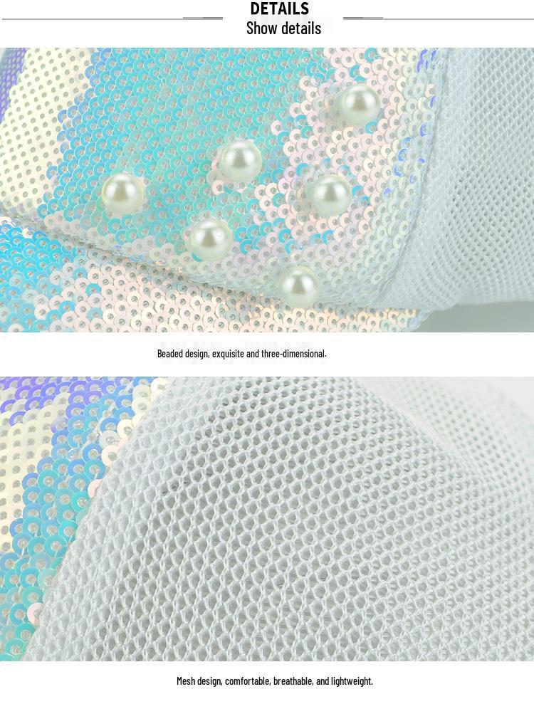 Women's Trendy Sequin Beaded Duckbill Cap - Spring To Autumn Sunshade & Sunscreen Fashion Hat