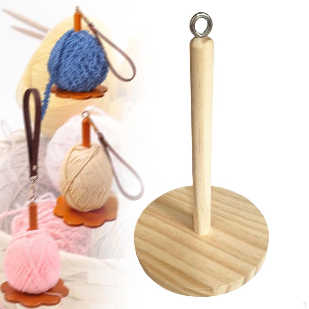 Crochet Yarn Holder Thread Spindle Skein Spool Organizer for Knitting