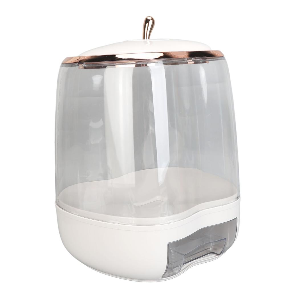 Rice Container 10KG Capacity Kitchen Dry Food Rice Storage Box Airtight Rice Dispenser Bin Household Cereal Dispenser