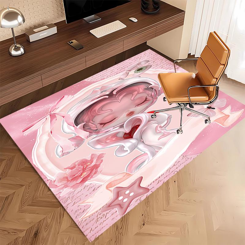 Skullpanda Print Area Rug - Soft,Washable Non-Slip Indoor Mat,Living Room,Home Office Decorative Rug
