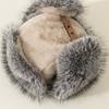 Imitation Fur Plush Lei Feng Hat Children Winter Thickened Warm Ear Hat Outdoor Cycling Cold Hat