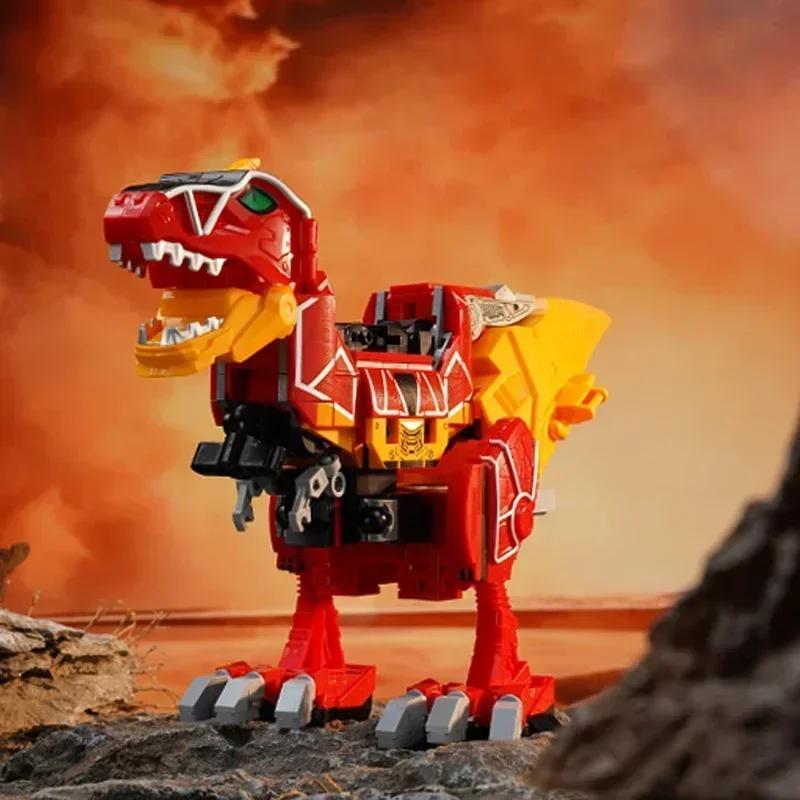 Keeppley Zyuden Sentai Series Building Blocks 3 In 1 Mecha Dragon God Dinosaur Model Educational Toy Splicing Ornaments Gift