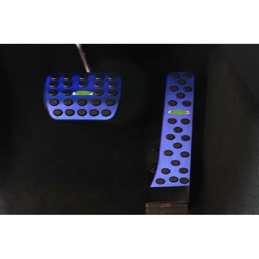 Blue Aluminum Brake Pedal Accelerator Pedal Cover Fit For Benz C-Class 2015-