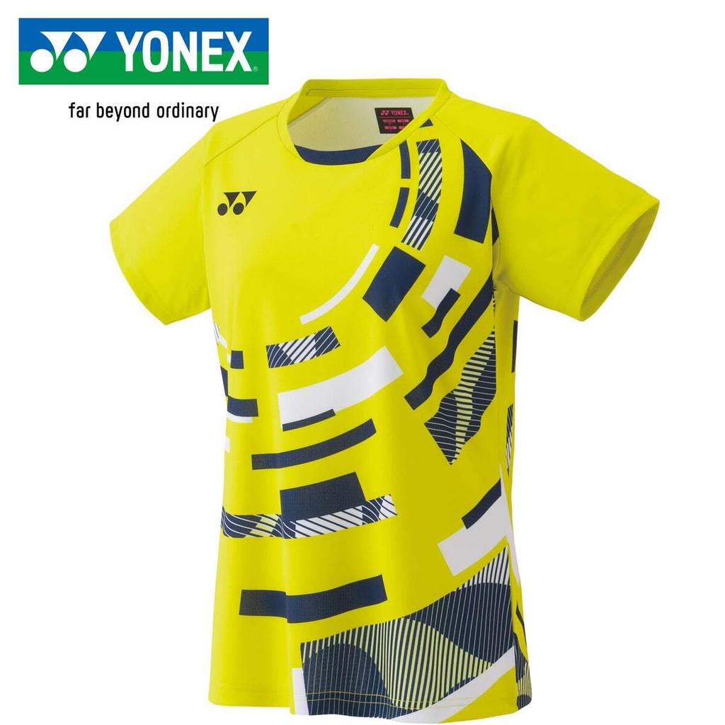 Yonex Game Lime Yellow Size 20780 Women's Shirt, (500), L,