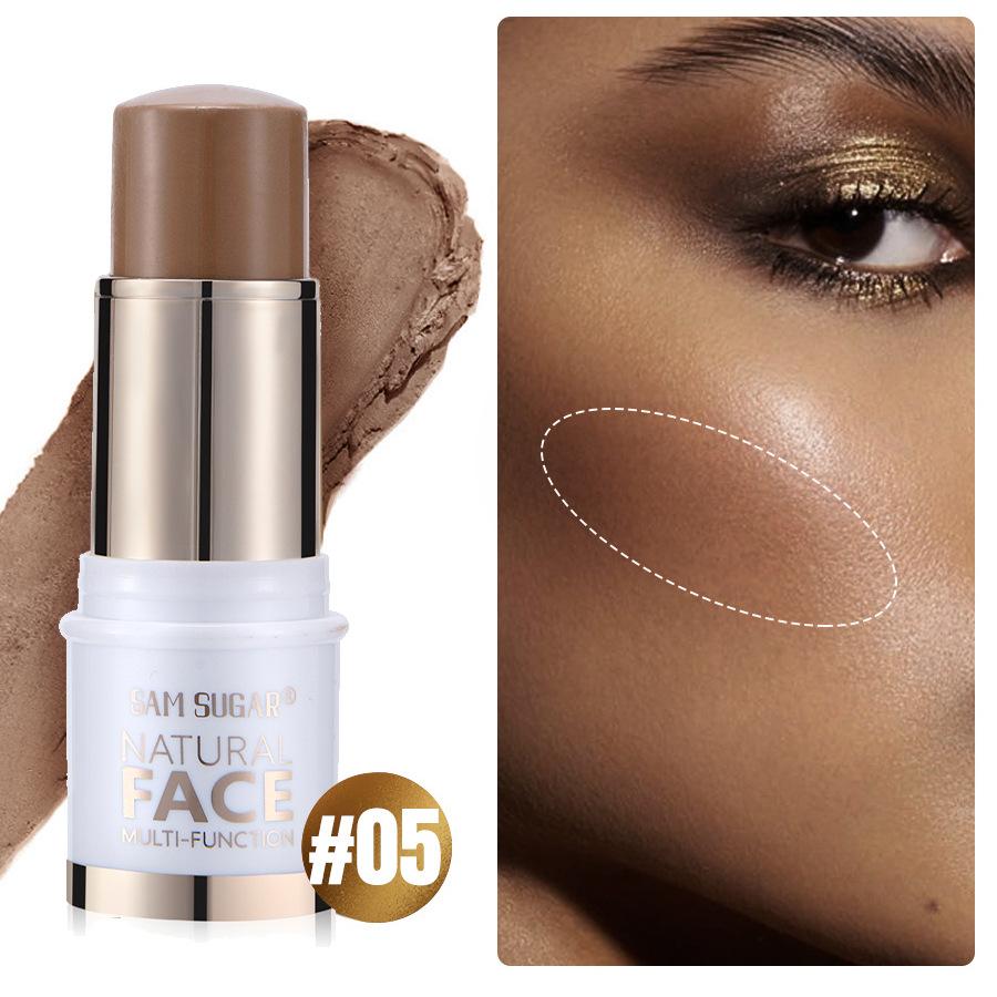 SAM SUGAR Highlighter Stick Brightening Skin Tone Contouring Natural Stereo Concealer Blush Multi-Purpose Stick